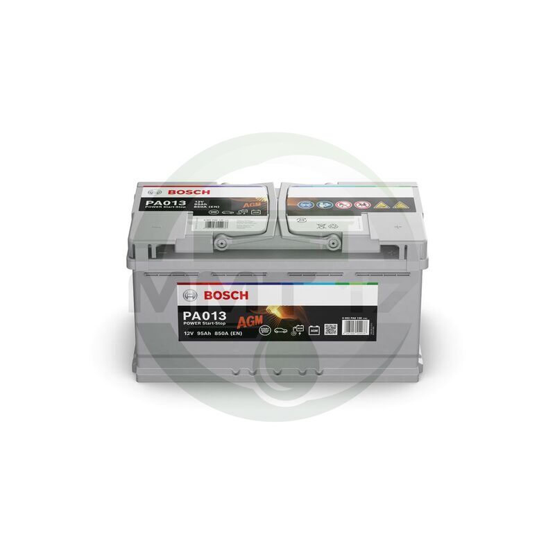 BOSCH АКУМУЛАТОР 12V95AH 850A R+ AGM PA013