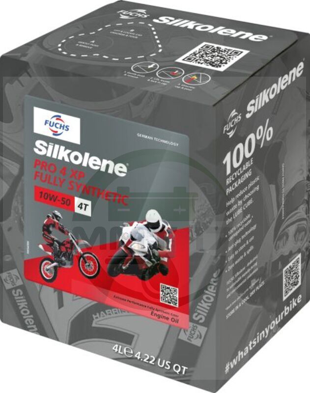 FUCHS SILKOLENE PRO 4 10W50 - XP 4L CUBE