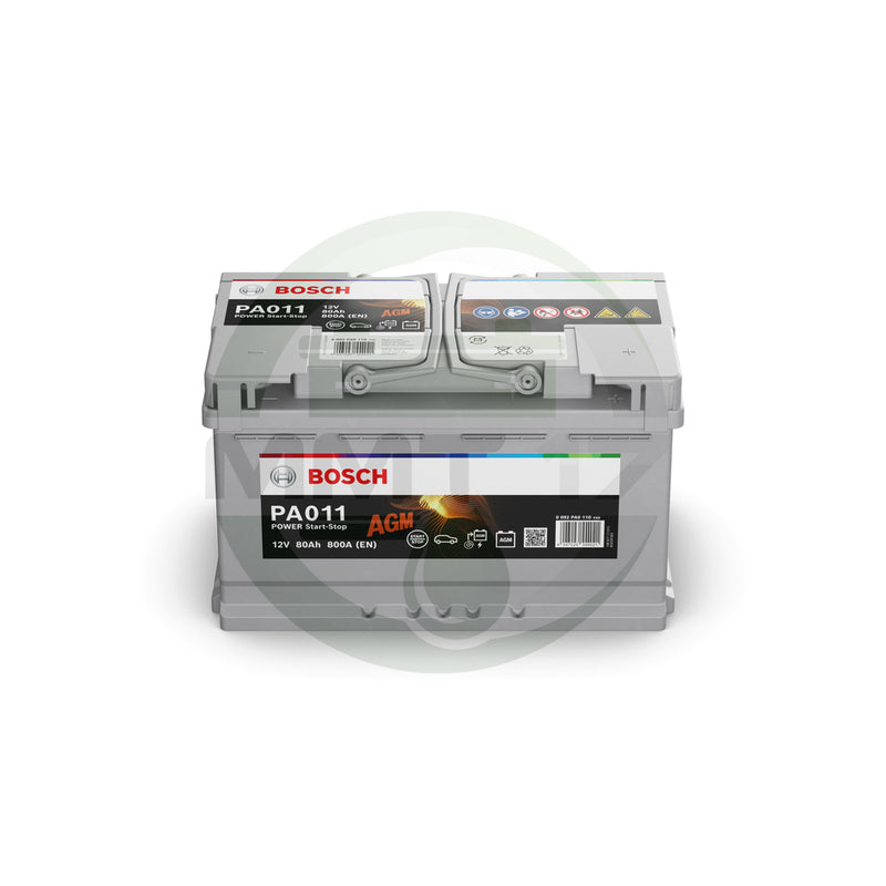 BOSCH АКУМУЛАТОР 12V80AH 800A R+ AGM PA011