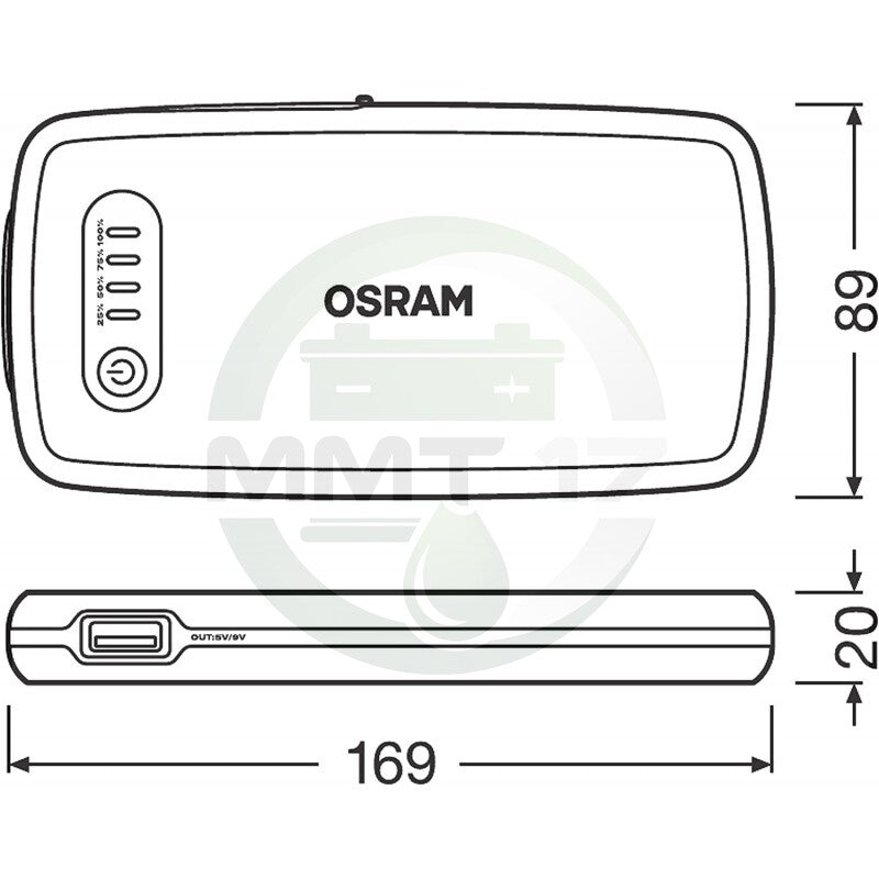OSRAM OBSL200 СТАРТИРАЩО УСТОЙСТВО (BOOSTER)