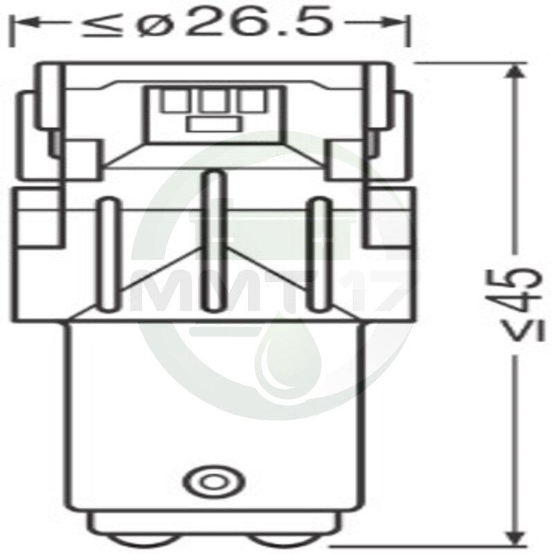 OSRAM КРУШКА P21/5W 12V21/5W К-Т 2БР