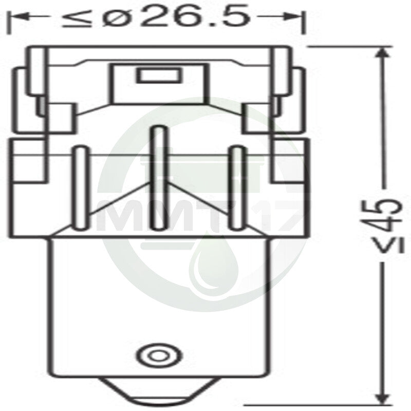 OSRAM КРУШКА P21W 12V21W К-Т 2БР
