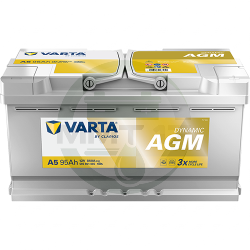 VARTA АКУМУЛАТОР 12V95AH 850A AGM R+ 595901085