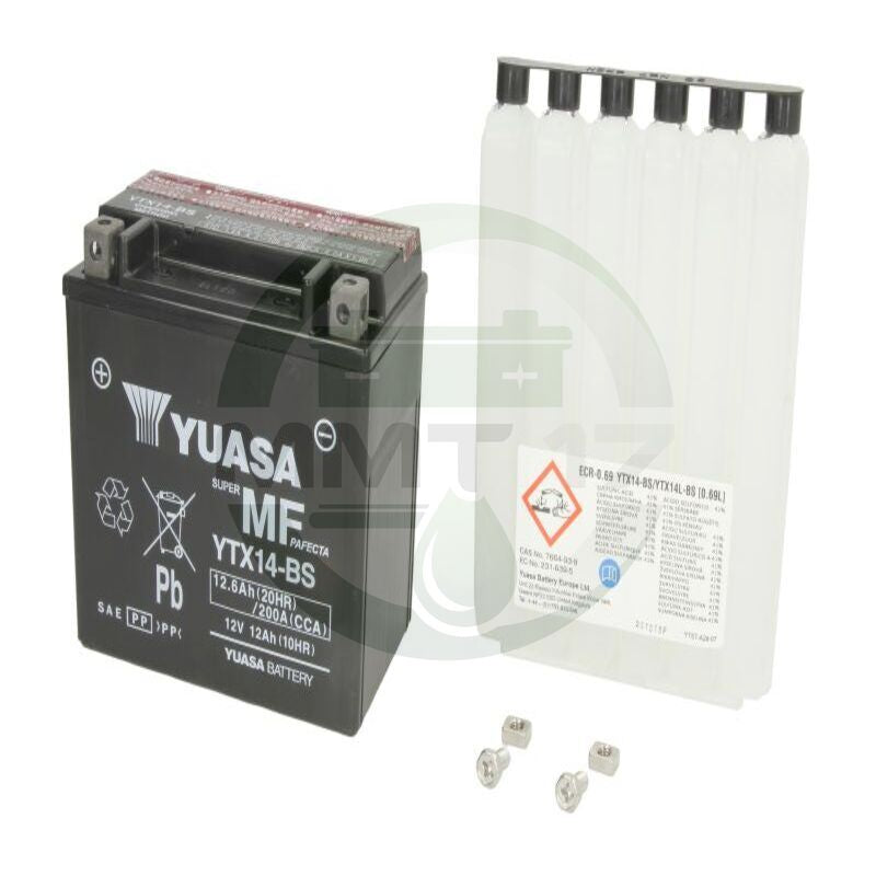 YUASA АКУМУЛАТОР YTX14-BS